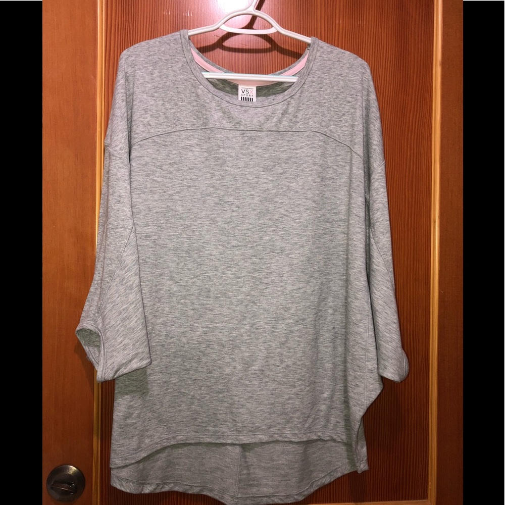Victoria’s Secret VSX Sport Gray Flowy Top